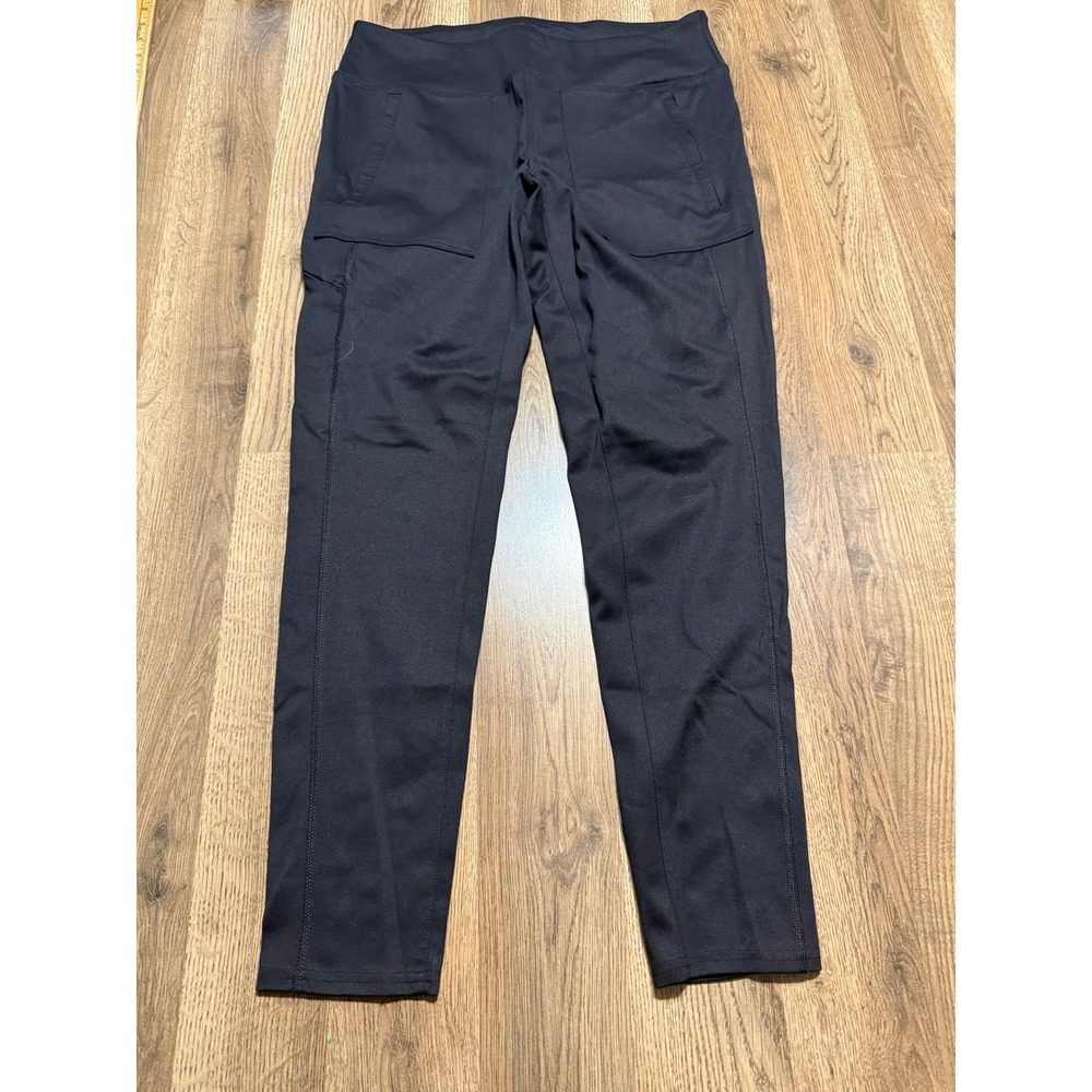 Ridgecut Toughwear Pants Women Size M Black Performance Work Utility Tapered Leg